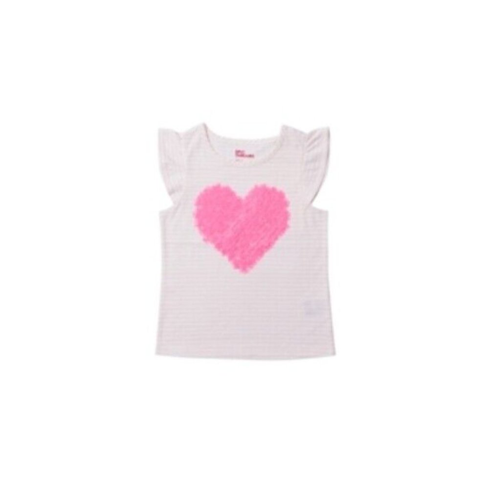 Epic Threads Toddler Girls Heart Graphic T-shirt Pink Size 4T